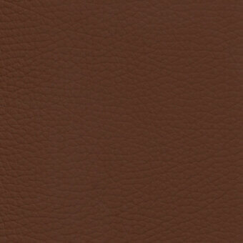 Brown leather texture sample with raised grain, warm tonal variations, and a smooth, slightly reflective finish; identified as “turri leather 914p a.”